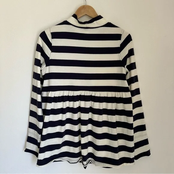 We The Free People Striped Peplum Mock Neck Tunic Top Size Small French Sailor - Picture 7 of 15
